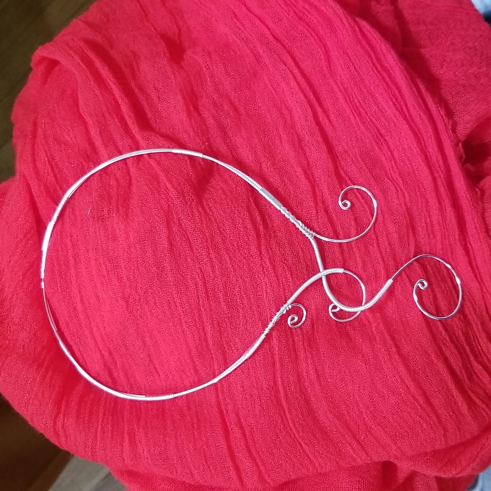Silver Handmade Choker Necklace